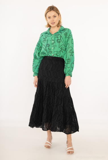 Wholesaler Happy Look - English embroidery skirt