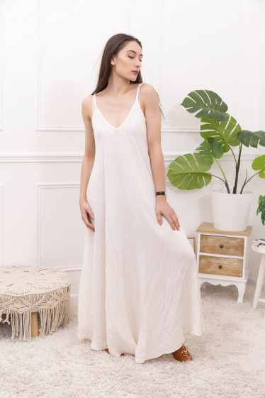 Wholesaler Happy Look - Long cotton dress
