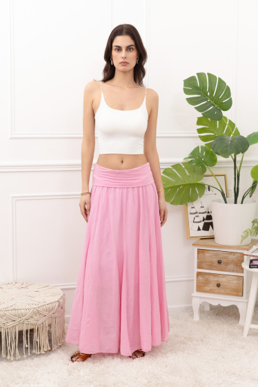 Wholesaler Happy Look - Cotton maxi skirt