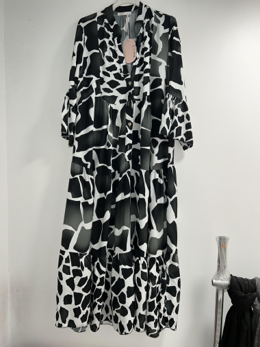 Grossiste Happy Look - Maxi robe imprimée