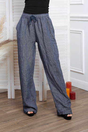 Wholesaler Happy Look - Straight linen pants