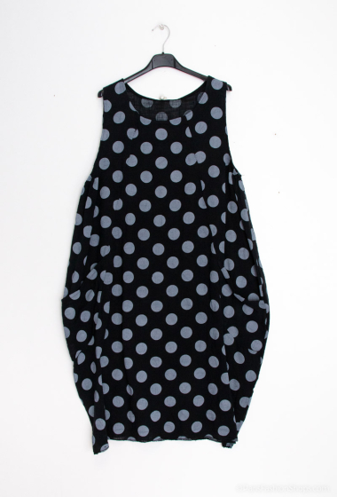 Wholesaler Happy Look - Short polka dot dress