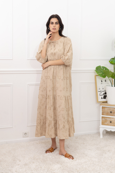 Wholesaler Happy Look - English embroidery dress
