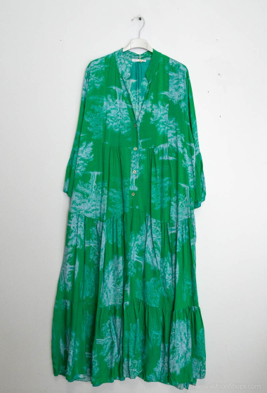 Wholesaler Happy Look - Long printed dress