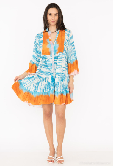 Wholesaler Happy Look - Short printed dress
