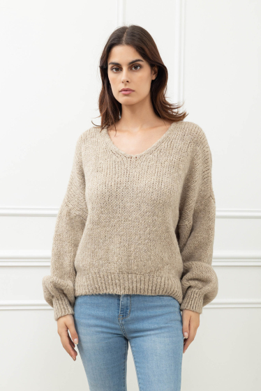 Wholesaler Happy Look - Sleeveless wool blend knit