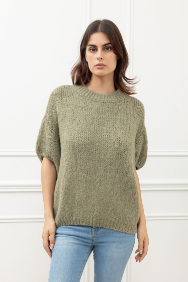 Wholesaler Happy Look - Sleeveless wool blend knit