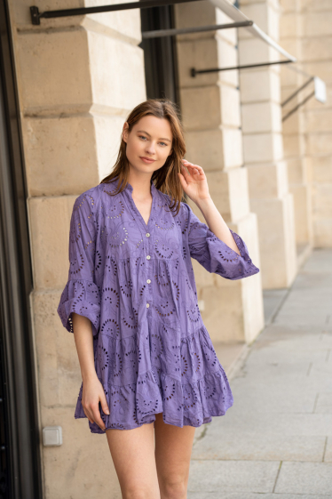 Wholesaler Happy Look - English embroidery tunic