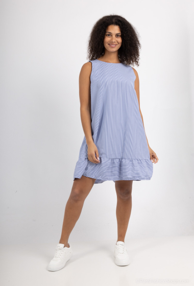 Wholesaler HD Diffusion - Striped dress with bow at the back