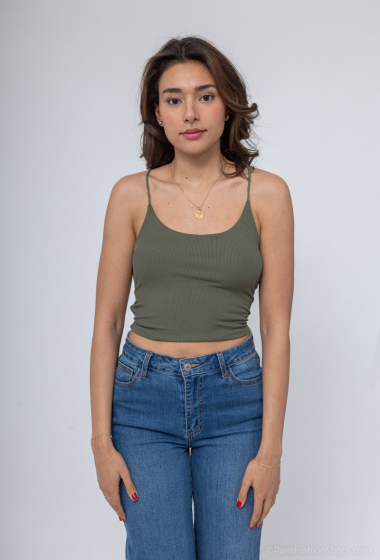 Wholesaler HD Diffusion - Short backless camisole summer top with crossed knot