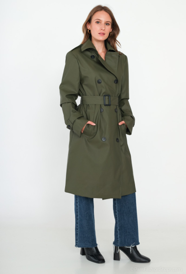 Wholesaler HD Diffusion - PU coated fabric trench coat