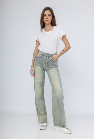 Wholesaler HELLO MISS - Wide straight jeans