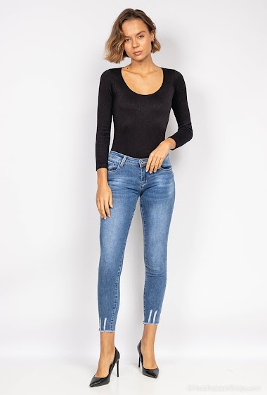 Wholesaler HELLO MISS - Low-rise push-up jeans