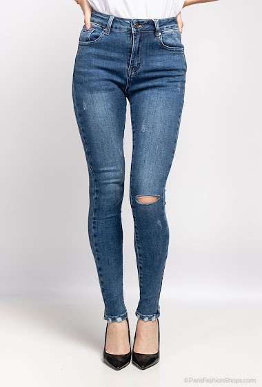 Großhändler HELLO MISS - Ripped skinny jeans
