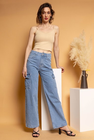 Wholesaler HELLO MISS - Boyfriend jeans