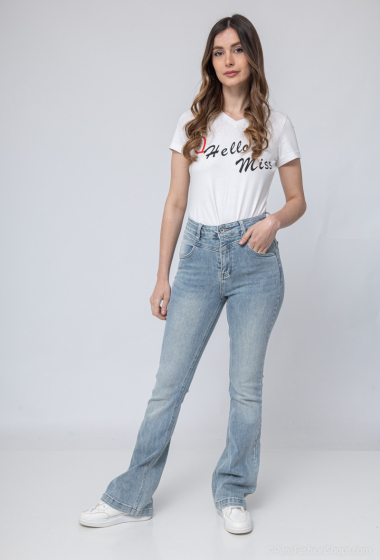 Wholesaler HELLO MISS - Flared jeans
