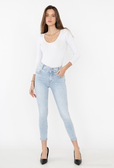 Grossiste HELLO MISS - Jeans skinny