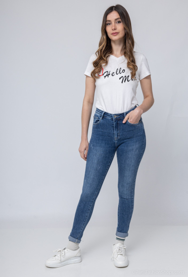 Grossiste HELLO MISS - Jeans skinny