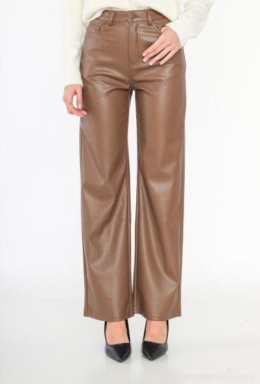 Grossiste HELLO MISS - Pantalon en similicuir