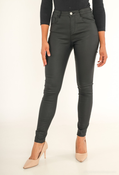 Wholesaler HELLO MISS - Faux leather skinny pants