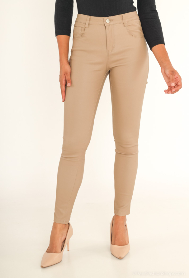Wholesaler HELLO MISS - Faux leather skinny pants