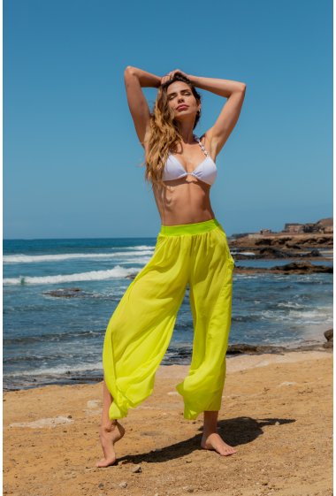 Wholesalers HIBIKINI - Solid Color Beach Sarong Pants