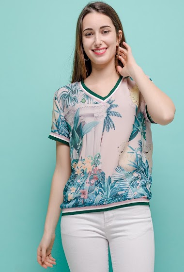 Wholesaler ABELLA - Tropical blouse