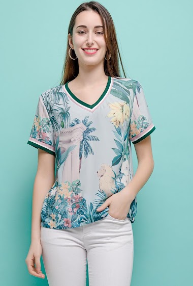 Wholesaler ABELLA - Tropical blouse