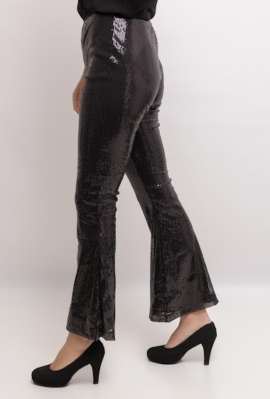 Wholesaler ABELLA - Flared pants in sequins