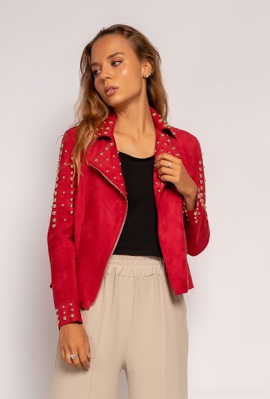 Dark Red Biker Jacket -Buy Best Womens Biker Jacket