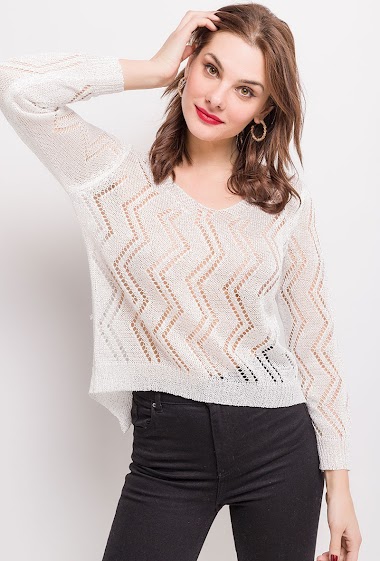 Wholesaler ABELLA - Iridescent sweater