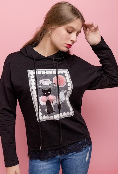 Wholesaler ABELLA - Sweatshirt with print