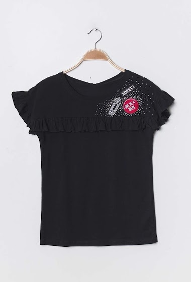 Grossiste Hirondelle - T-shirt avec patches