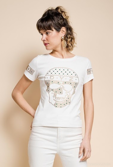 Wholesaler ABELLA - T-shirt with strass