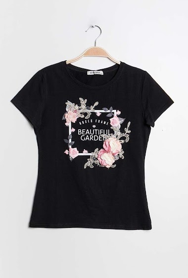 Grossiste ABELLA - T-shirt BEAUTIFUL GARDEN
