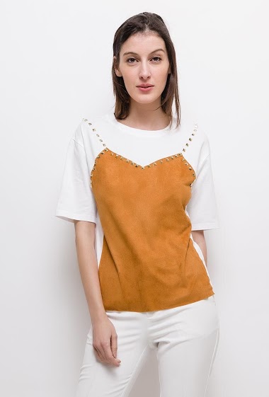 Grossiste Hirondelle - T-shirt bi-matière