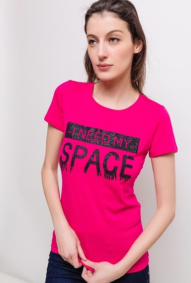 Wholesaler Hirondelle - T-shirt I NEED MY SPACE