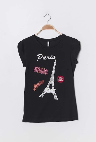 Wholesaler Hirondelle - PARIS T-shirt
