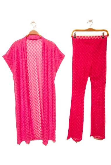 Wholesaler HJA diffusion - Crochet vest set