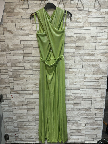 Großhändler HJA diffusion - Kleid aus glänzendem Material