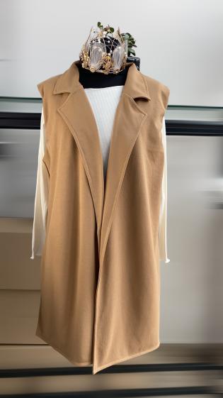 Wholesaler HJA diffusion - Sleeveless vest jacket