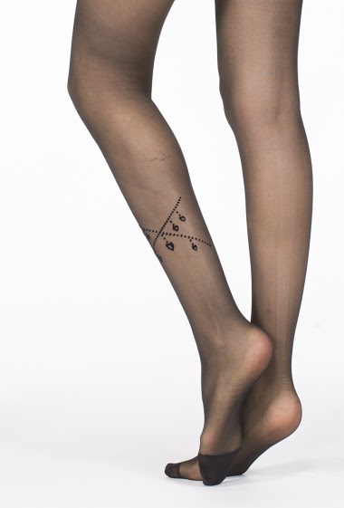 Transparent Tights with Patterns