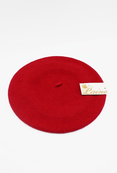 Großhändler Hologramme Paris - Classic Beret in pure Wool