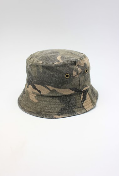 Wholesaler Hologramme Paris - Cotton Bucket Hat Military Camouflage