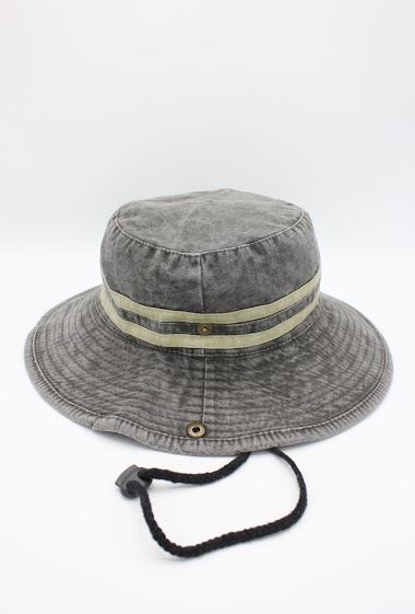 Wholesaler Hologramme Paris - Cotton Bob Hat Jean with drawstring