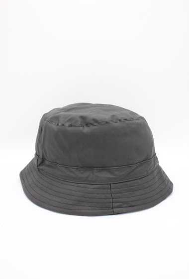 Wholesaler Hologramme Paris - Black rain bucket hat with fleece cuff