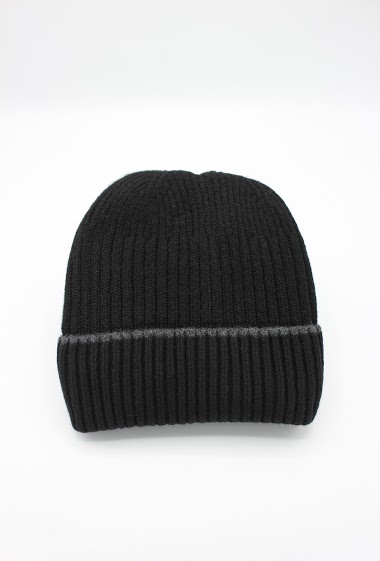 Wholesaler Hologramme Paris - BEANIE with contrasting line