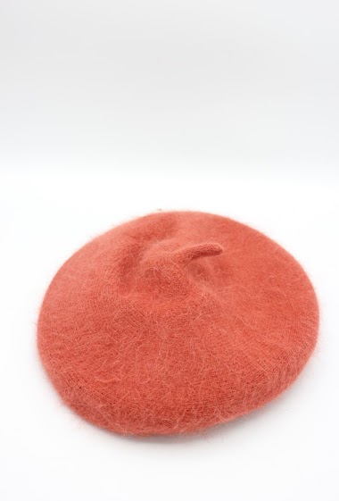 Wholesaler Hologramme Paris - Beret style beanie in mixed Angora