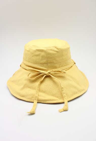 Wholesaler Hologramme Paris - Cotton hat with adjustable drawstring waist