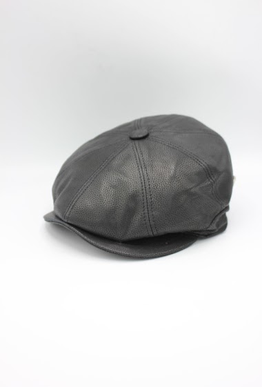 Wholesaler Hologramme Paris - Italian Newsboy Cap in real leather